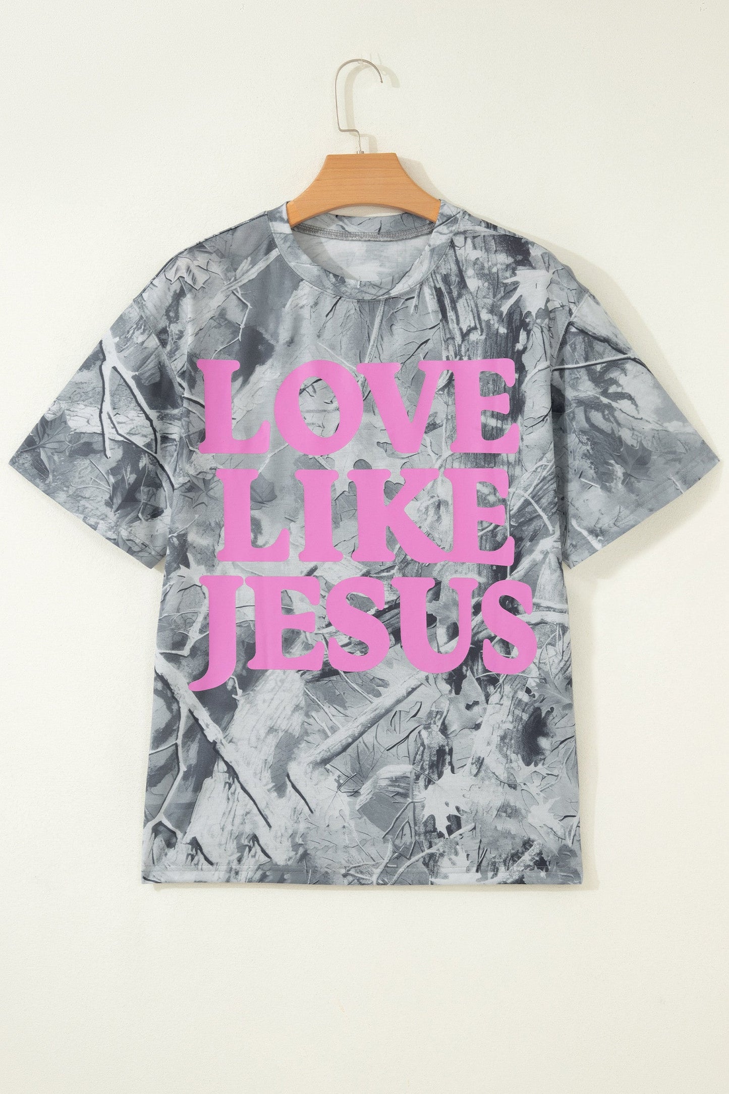Pink Camo Jesus PLUS Top