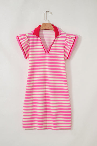 Stripe Contrast Dress *multiple colors*