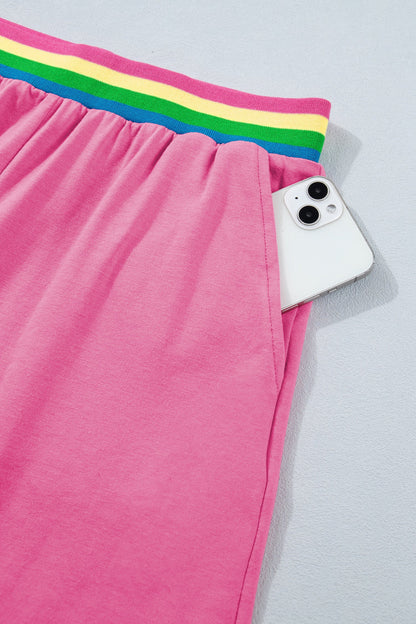Pink Colorful Waistband Set RTS