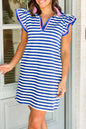 Stripe Contrast Dress *multiple colors*