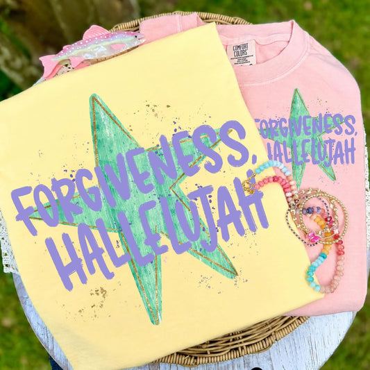 Forgiveness Hallelujah Tee.