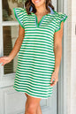 Stripe Contrast Dress *multiple colors*