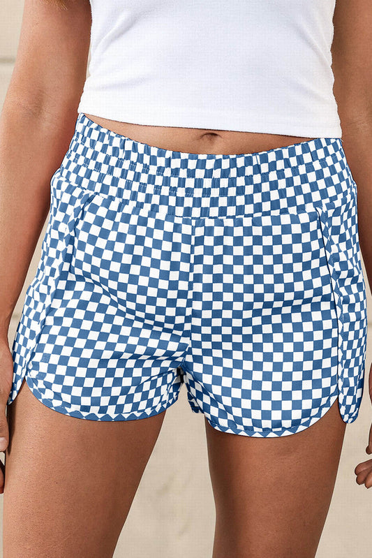 Blue Checkered Athletic Bottoms RTS