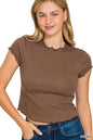 Trim Crop Top Zenana RTS