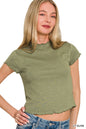 Trim Crop Top Zenana RTS