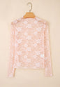 Floral Mesh Top *MULTIPLE COLORS* FB