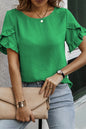 Ruffle Trim Blouse RTS