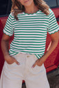 Stripe Scalloped Shirt