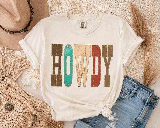 Western Tone Howdy Tee.