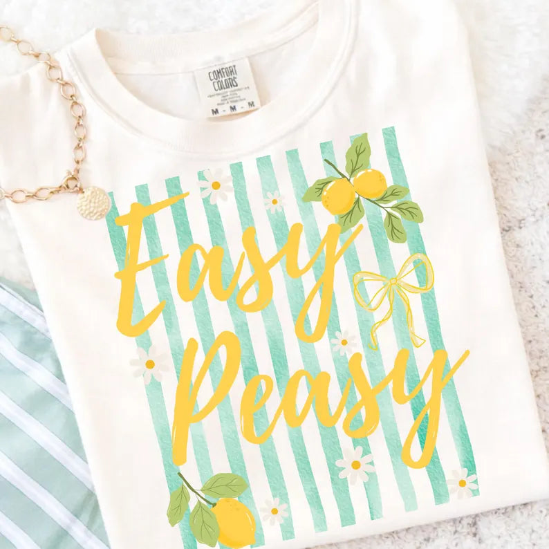 Adult Easy Peasy Tee.