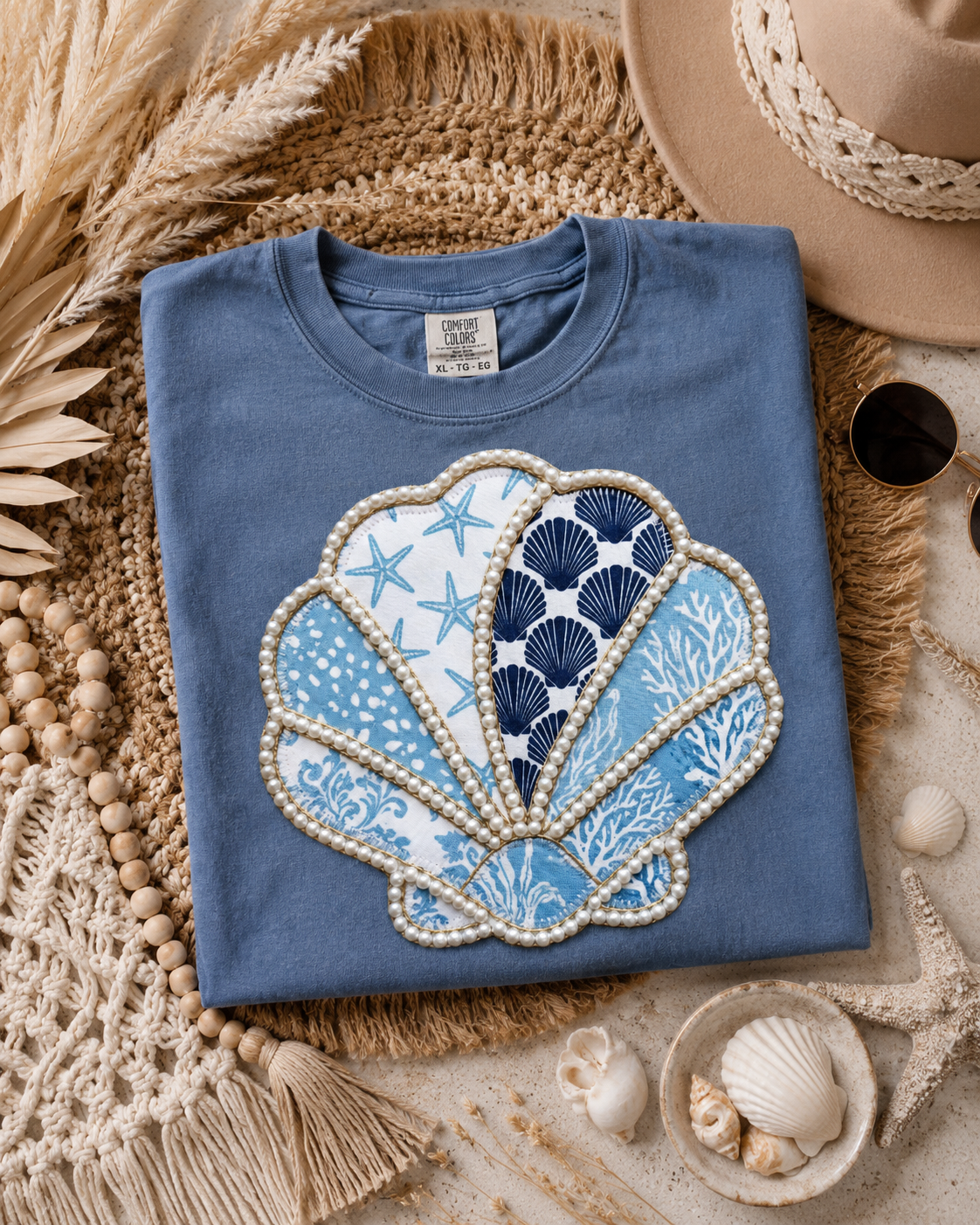 Pearl Multi Print Shell Tee.