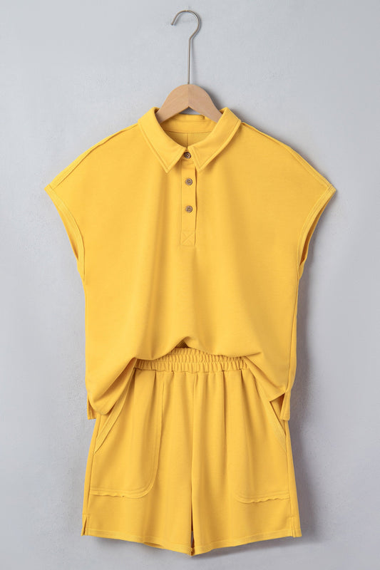 Yellow Polo Elastic Set
