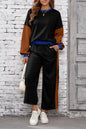 Colorblock Loose Pullover RTS