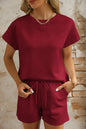 Textured Shortie Set
