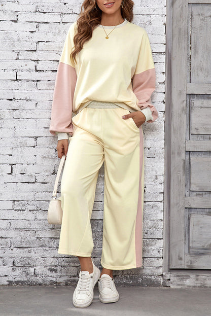 Colorblock Loose Pullover RTS