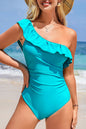 Ruffle One Shoulder Swimsuit RTS