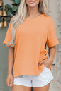 Waffle Knit Top